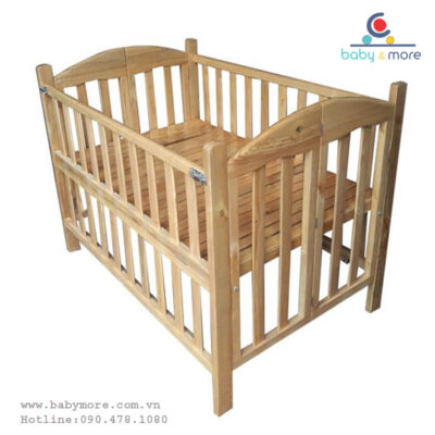 Giường cũi cho bé gỗ quế cao cấp 2 trong 1 Giường cũi cho bé gỗ quế cao cấp 2 trong 1