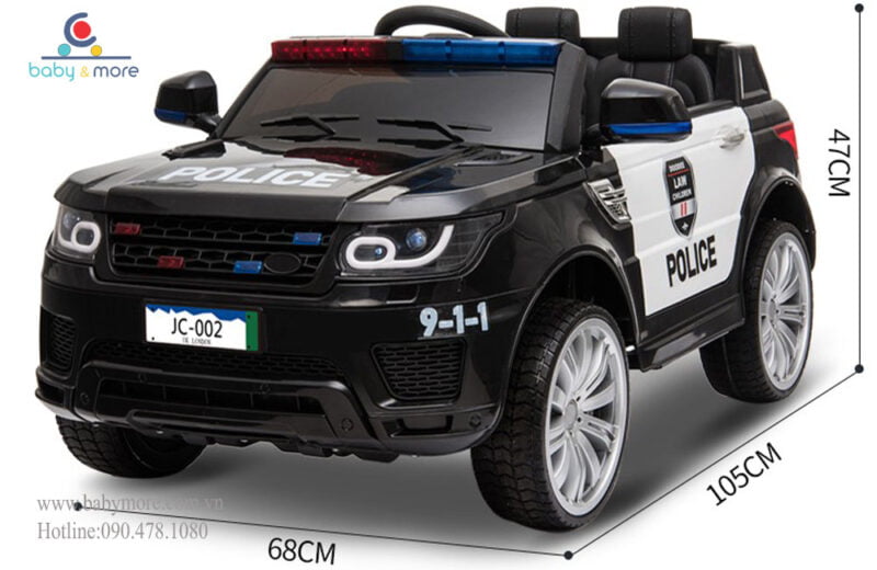 Ô tô điện trẻ em cảnh sát Police JC002 có còi hú
