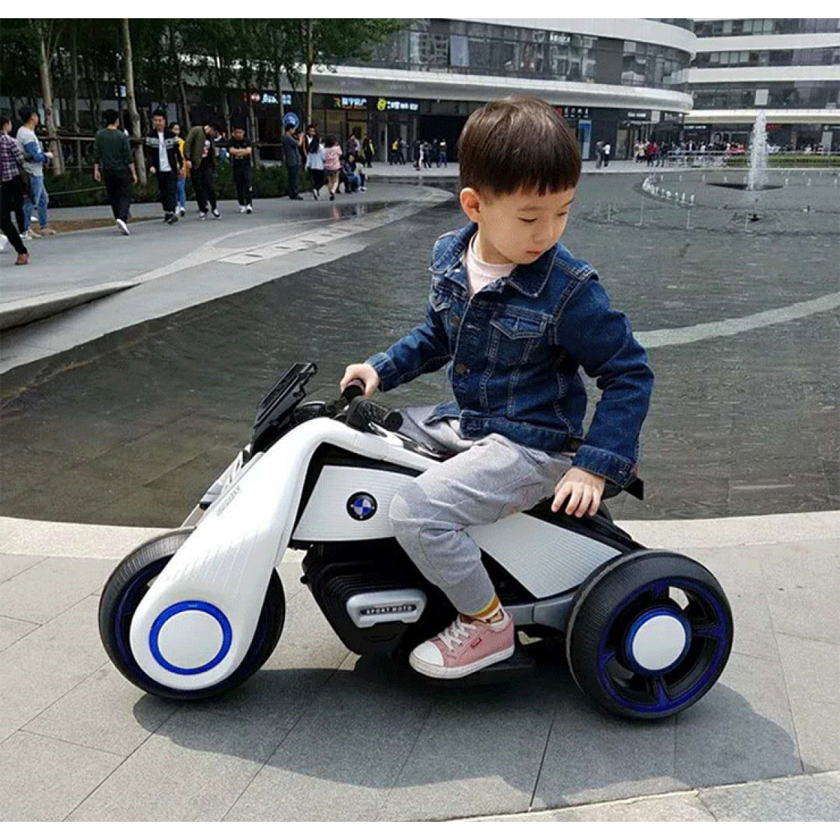 Xe máy điện trẻ em Batman mini BMW-6199
