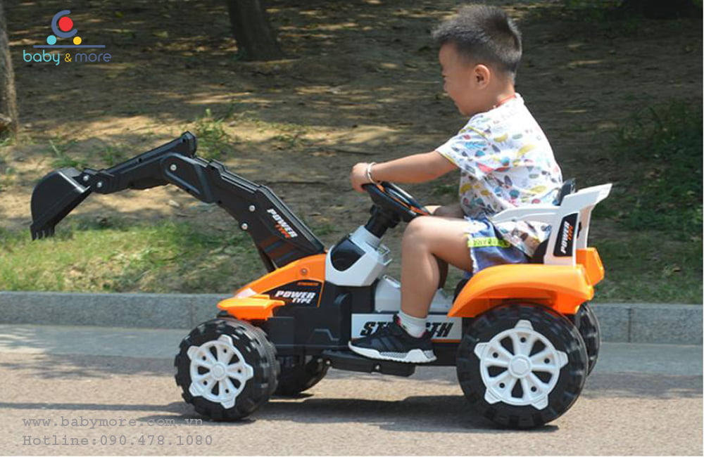 Cần cẩu , máy xúc điện trẻ em 6105
