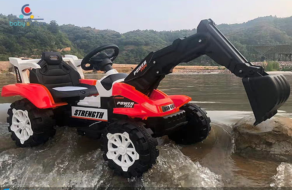 Cần cẩu , máy xúc điện trẻ em 6105