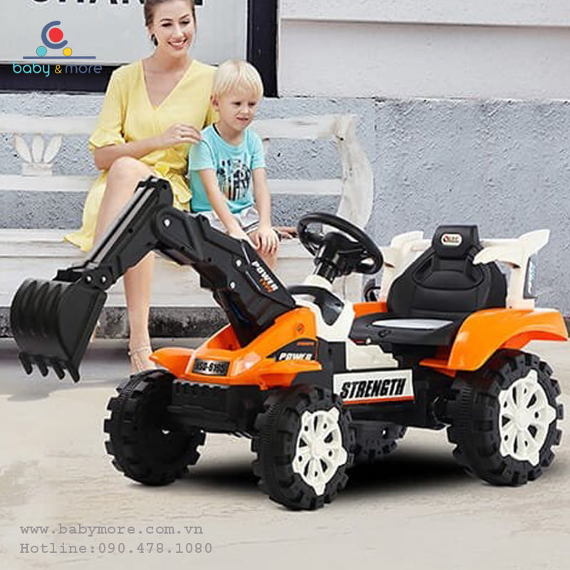 Cần cẩu , máy xúc điện trẻ em 6105