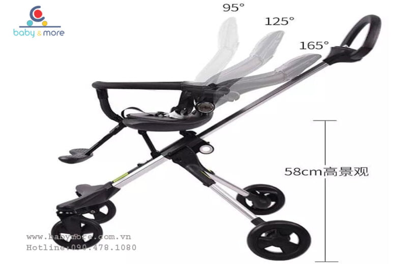 Xe đẩy cho bé gấp gọn 2 chiều cho bé X1 Ride