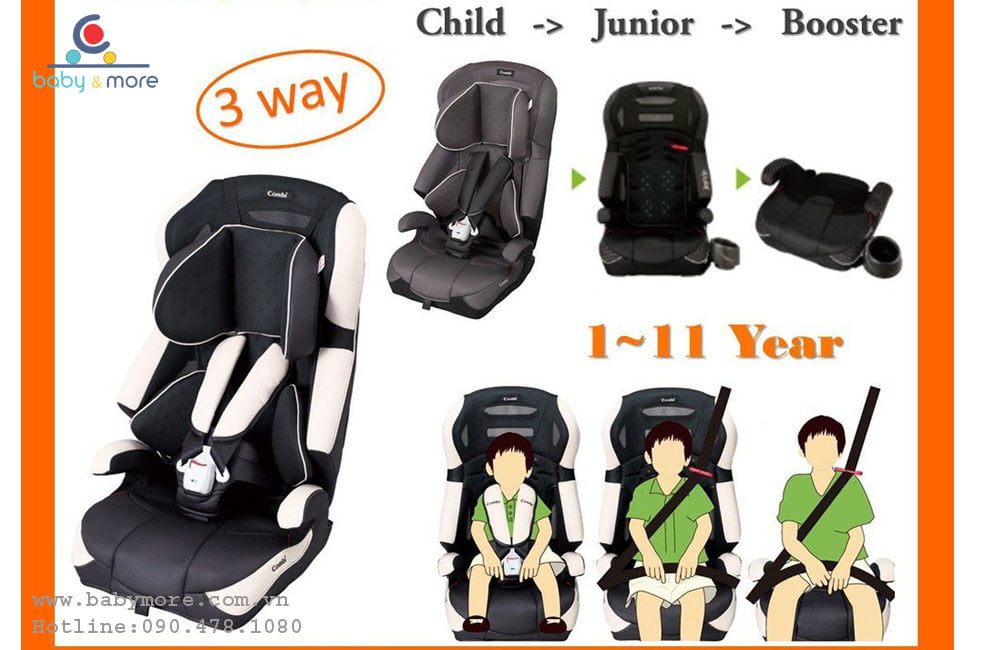 Ghế ngồi ô tô Combi Joytrip Plus (1-11 tuổi)
