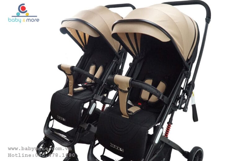 Xe đẩy đôi cho bé Zaracos Evian 2996