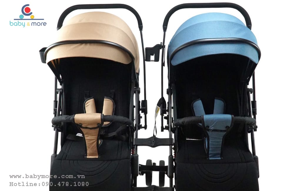 Xe đẩy đôi cho bé Zaracos Evian 2996