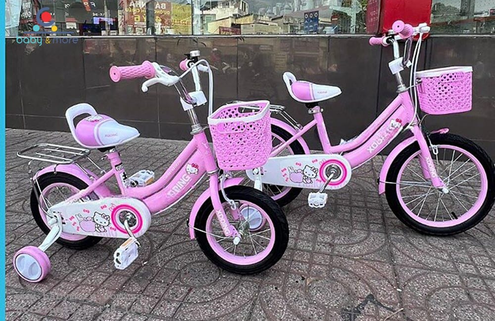 Xe đạp cho bé Hello Kitty