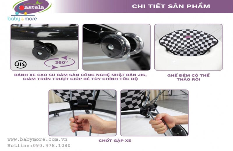 Xe tập đi cho bé Mastela có đồ chơi nhạc (6M+)