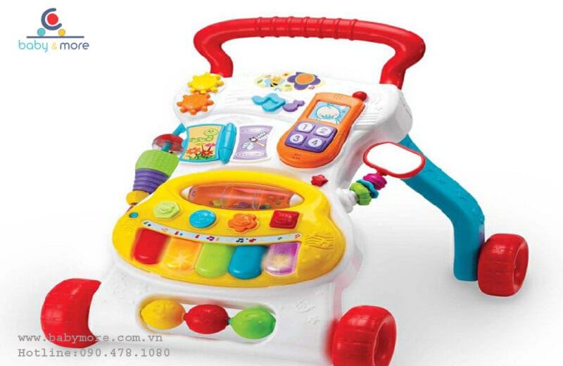 Xe tập đi cho bé Winfun 0804 có nhạc