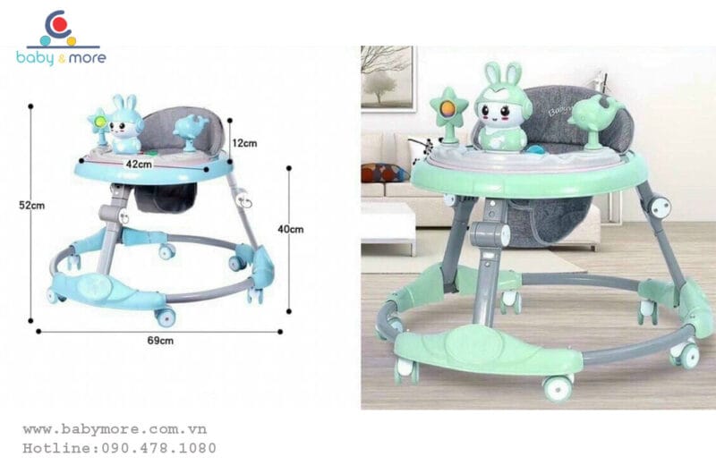 Xe tập đi trẻ em có nhạc hình ngộ nghĩnh BLK501