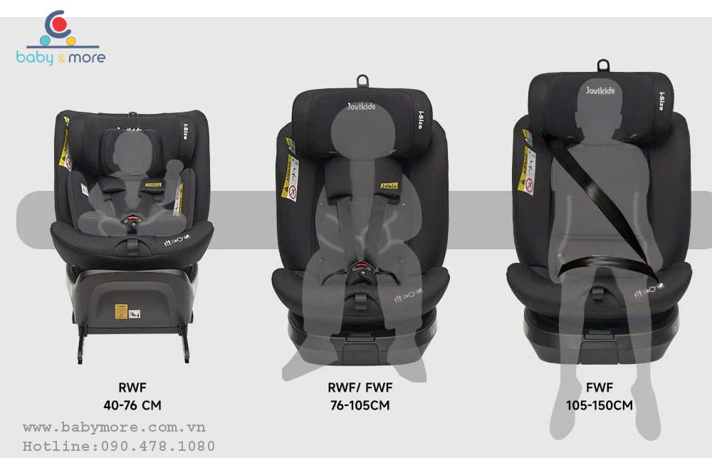 GHẾ NGỒI Ô TÔ Jovikids Ranger TT 360° Swivel i-Size (isofix,0-12 tuổi)
