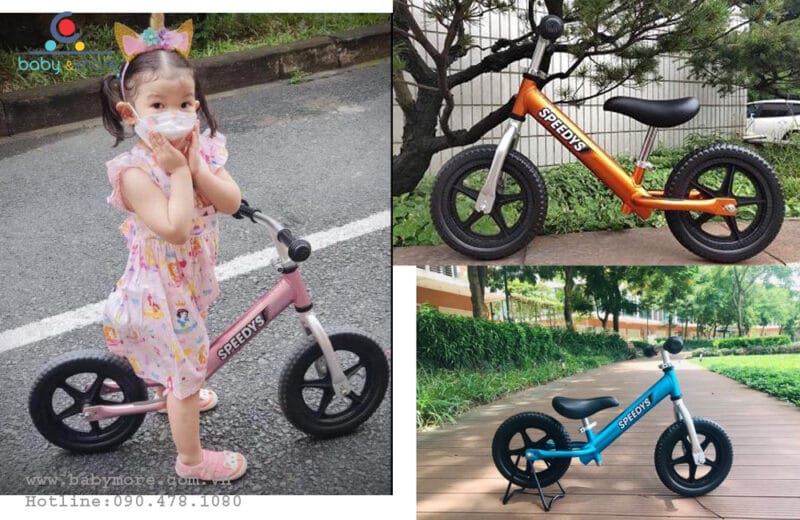 Xe thăng bằng Speedys 1.9kg nhiều mầu tặng bộ bảo vệ tay chân