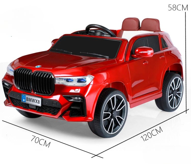 Ô tô điện trẻm em BMW X8 bánh cao su ghế da