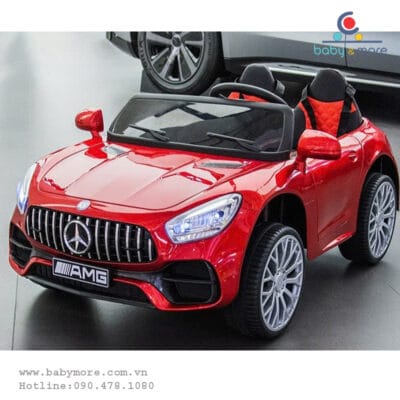 Ô tô điện trẻ em 2 chỗ Mercedes QKT-S63 bánh cao su ghế da
