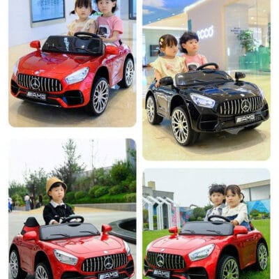 Ô tô điện trẻ em 2 chỗ Mercedes QKT-S63 bánh cao su ghế da