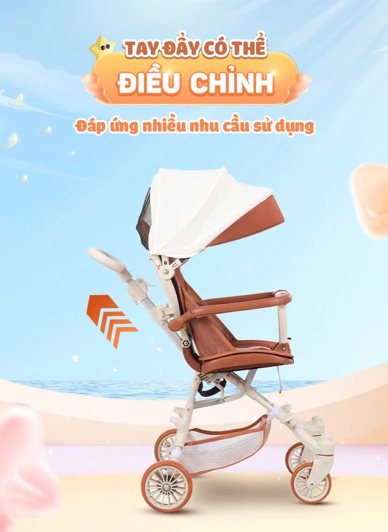 Xe đẩy gấp gọn Chilux M55