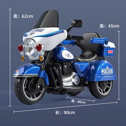Xe máy điện trẻ em cảnh sát 609
