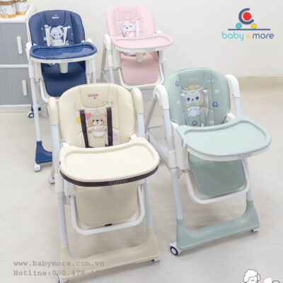 Ghế ăn dặm UMOO 05182(4 chế độ ngả lưng,4 nấc cao)