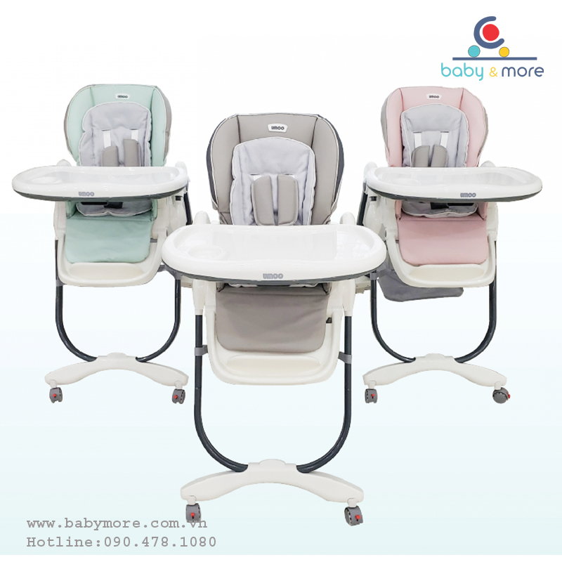 Ghế ăn dặm Umoo U04 UM05101 ( 3 chế độngả lưng, 7 nấc cao) Ghế ăn dặm Umoo U04 UM05101 ( 3 chế độngả lưng, 7 nấc cao)