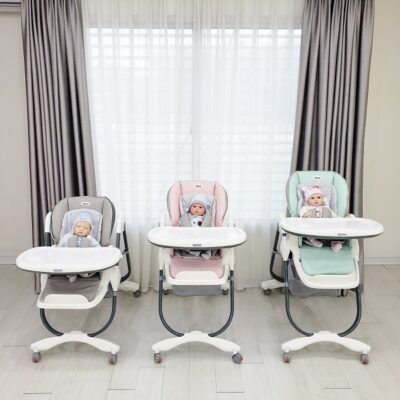Ghế ăn dặm Umoo U04 UM05101 ( 3 chế độngả lưng, 7 nấc cao)