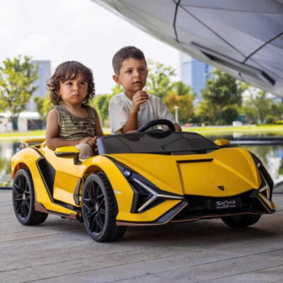 Ô tô điện trẻ em Lamborghini Sian QLS6988 (2 ghế da rộng, bánh cao su) Ô tô điện trẻ em Lamborghini Sian QLS6988 (2 ghế da rộng, bánh cao su)