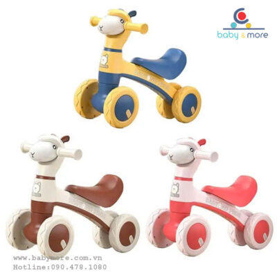 Xe chòi chân cừu 8005 có đèn,nhạc